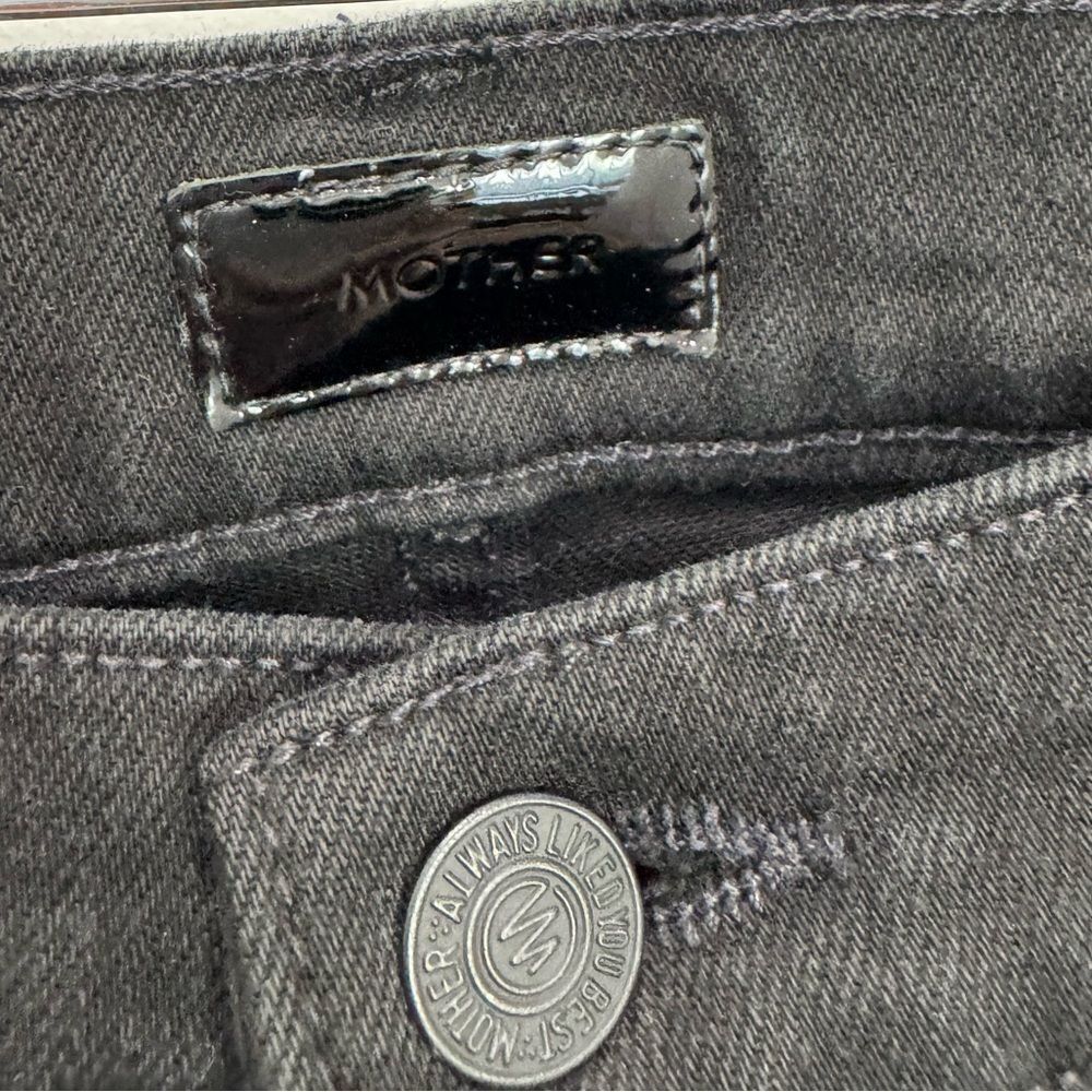 MOTHER THE Weekender Flared Jeans in “Pitch” black - Picture 9 of 12
